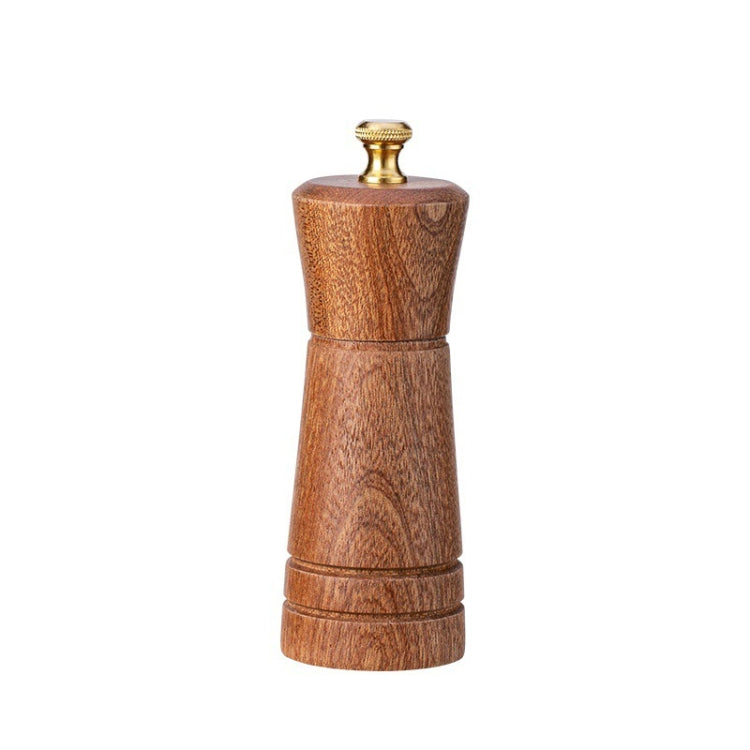 Wood Pepper Grinder Kitchen Household Manual Solid Pepper Powder Black Pepper Mill Grinder Bottle Seasoning Jar, Specification: 5 inch - Stirrer & Squeezer by PMC Jewellery | Online Shopping South Africa | PMC Jewellery