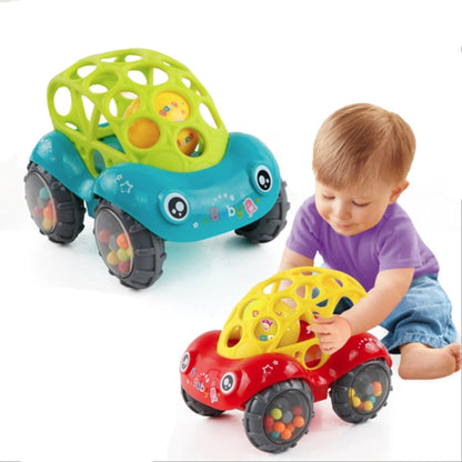 Soft Plastic Toy Car Inertial Slide With Colorful Ball Anti-fall Children Toy Car Baby Car Doll(Red) - Baby Toys by PMC Jewellery | Online Shopping South Africa | PMC Jewellery