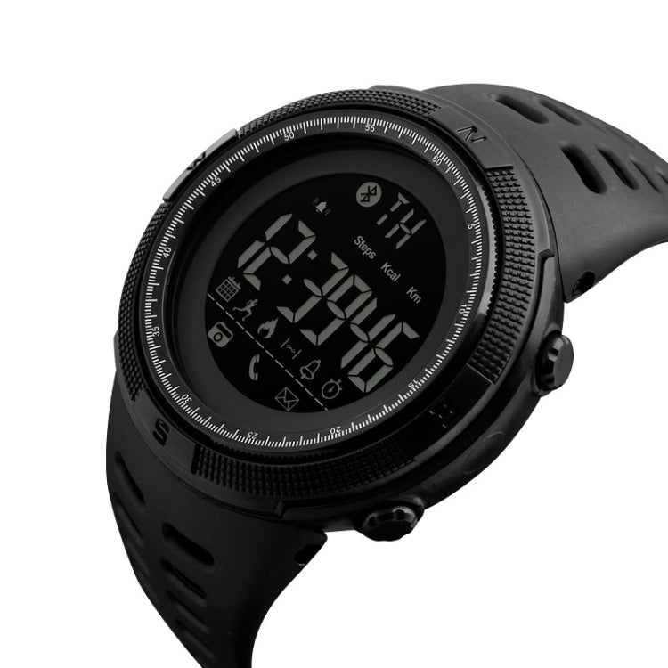 SKMEI 1250 Men Outdoor Waterproof Sports Digital Watch Multi-Function Watch(Black) - Leather Strap Watches by SKMEI | Online Shopping South Africa | PMC Jewellery | Buy Now Pay Later Mobicred