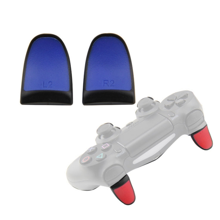 2 Pairs Gamepad Extended Buttons L2R2 Buttons Suitable For PS4(Blue) - Gamepads by PMC Jewellery | Online Shopping South Africa | PMC Jewellery