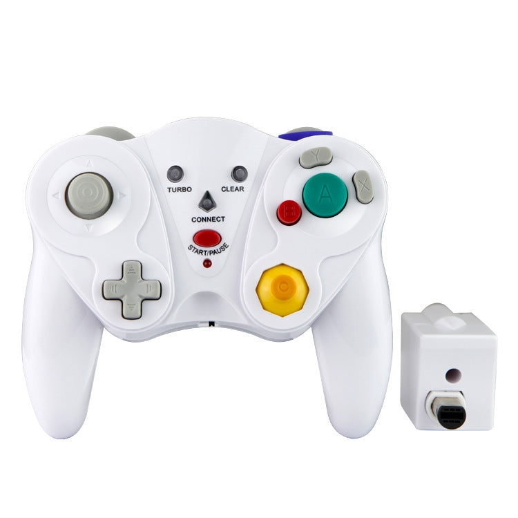 HY-5201 2.4HGz Wireless Gamepad For Nintendo NGC, Color of the product: White - Gamepads by PMC Jewellery | Online Shopping South Africa | PMC Jewellery