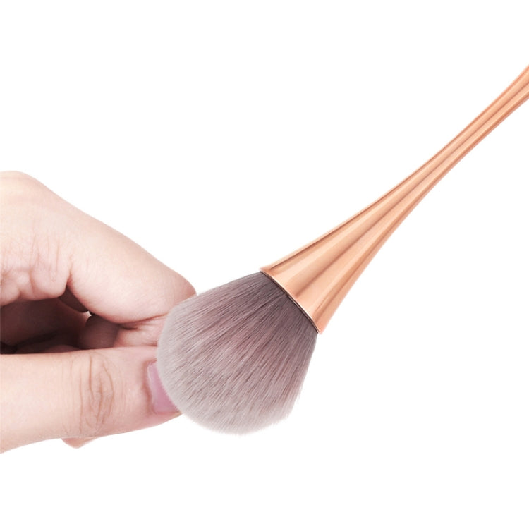 2 PCS Single Small Waist Makeup Brush Nail Powder Dust Blush Loose Powder Brush, Specification: Pink Rod Pink Hair - Makeup Brushes by PMC Jewellery | Online Shopping South Africa | PMC Jewellery