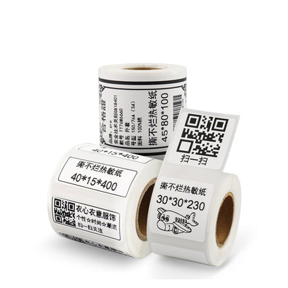 Thermal Label Paper Self-Adhesive Paper Fixed Asset Food Clothing Tag Price Tag for NIIMBOT B11 / B3S, Size: 40x30mm 230 Sheets - Printer Accessories by PMC Jewellery | Online Shopping South Africa | PMC Jewellery