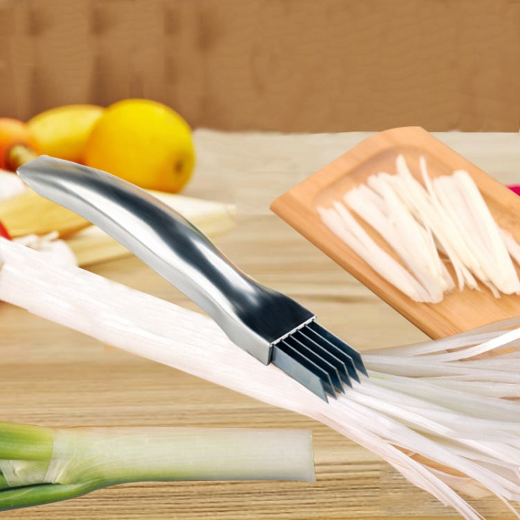 Stainless Steel Scallion Knife Kitchen Gadgets - Cutter & Peeler by PMC TechLife | Online Shopping South Africa | PMC TechLife