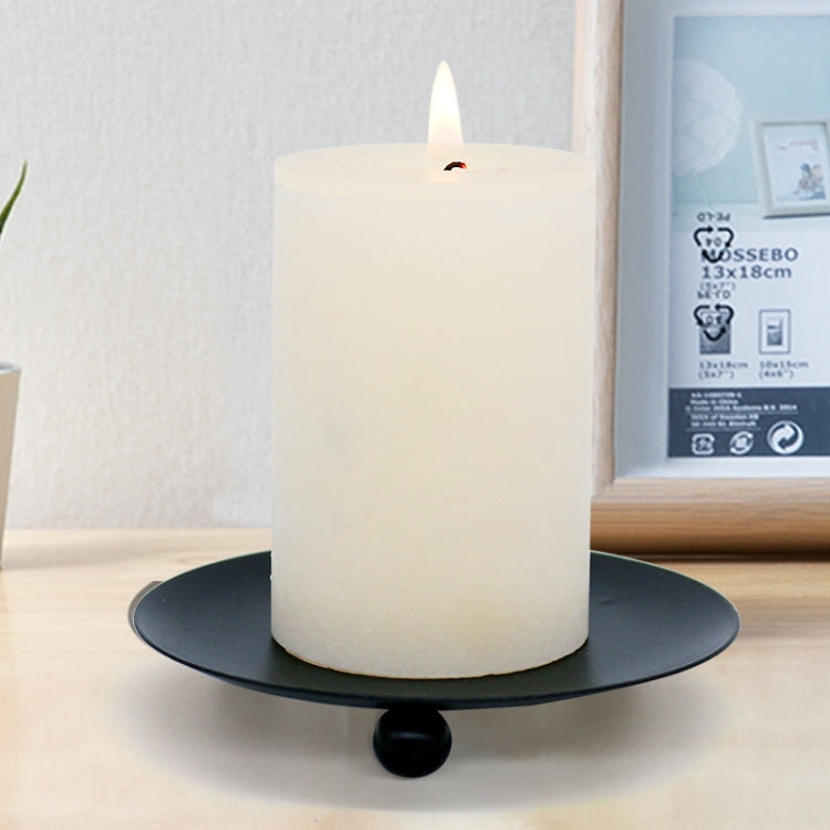 European Romantic Iron Geometric Candle Holder Table Decoration, Size: Large(Black) - Candles & Candle Holders by PMC TechLife | Online Shopping South Africa | PMC TechLife | Buy Now Pay Later Mobicred