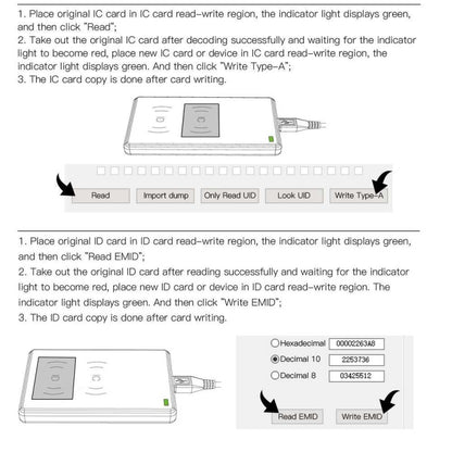 JAKCOM CD2 Access Control Proximity Card Duplicator RFID/ICID Card Reader Card Reader - Access Card by JAKCOM | Online Shopping South Africa | PMC Jewellery