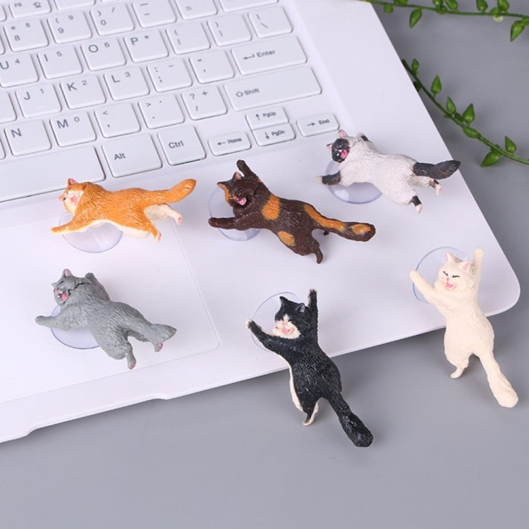 60 PCS Sucker Design Cute Cat Smartphone Holder(White) - Desktop Holder by PMC Jewellery | Online Shopping South Africa | PMC Jewellery