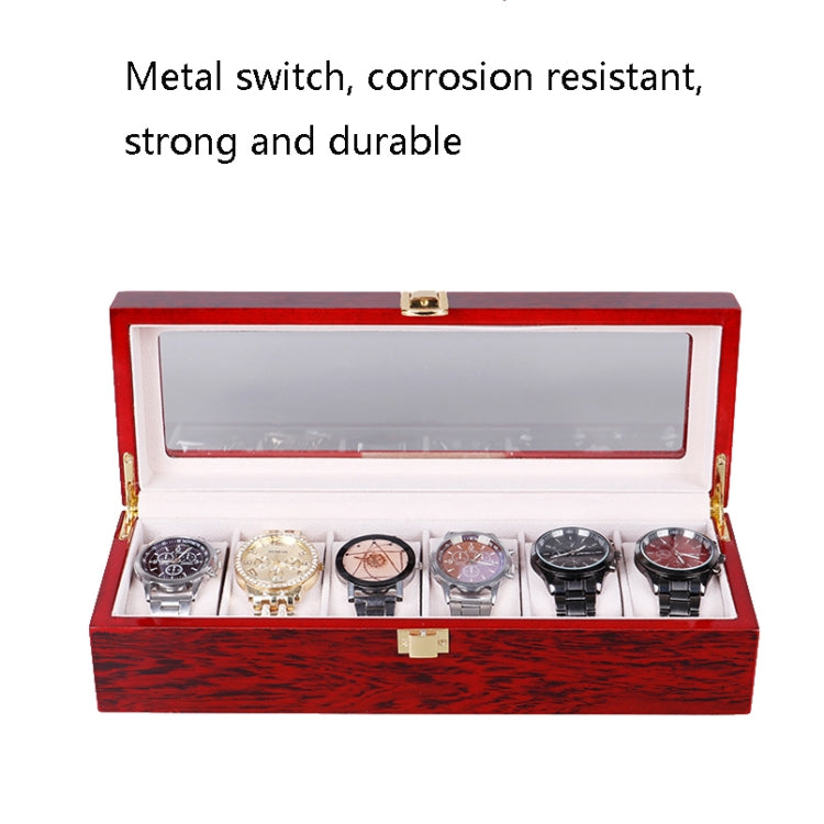 Wooden Baking Paint Watch Box Jewelry Storage Display Box(12-bit Paint) - Watch Storages by PMC Jewellery | Online Shopping South Africa | PMC Jewellery | Buy Now Pay Later Mobicred