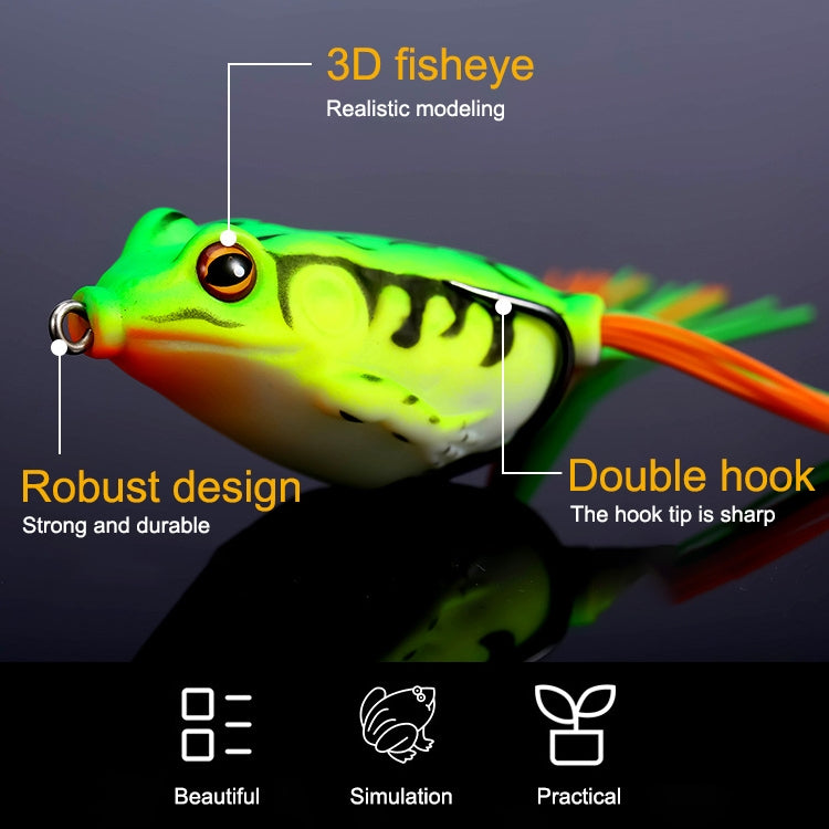 Bionic Thunder Frog Lure Bait Simulation Fishing Bait, Specification: 5.0cm/9g(9) - Fishing Lures by PMC TechLife | Online Shopping South Africa | PMC TechLife