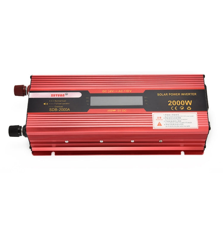 XUYUAN 2000W Car Battery Inverter with LCD Display, Specification: 24V to 110V -  by XUYUAN | Online Shopping South Africa | PMC Jewellery