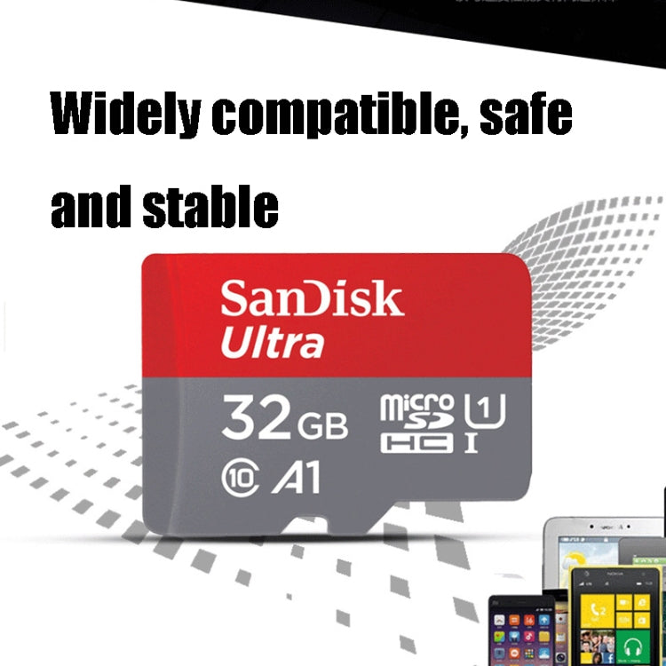 SanDisk A1 Monitoring Recorder SD Card High Speed Mobile Phone TF Card Memory Card, Capacity: 32GB-98M/S - Micro SD Card by SanDisk | Online Shopping South Africa | PMC Jewellery