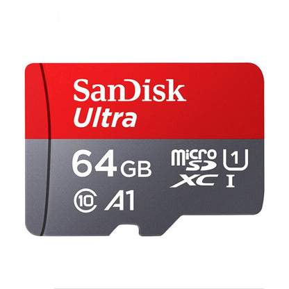 SanDisk A1 Monitoring Recorder SD Card High Speed Mobile Phone TF Card Memory Card, Capacity: 64GB-100M/S - Micro SD Card by SanDisk | Online Shopping South Africa | PMC Jewellery