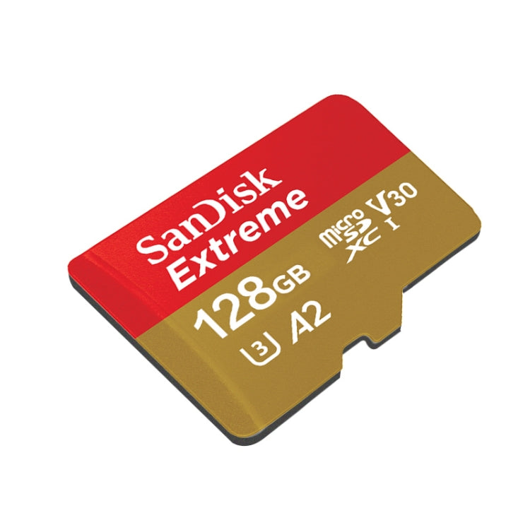 SanDisk U3 High-Speed Micro SD Card  TF Card Memory Card for GoPro Sports Camera, Drone, Monitoring 128GB(A2), Colour: Gold Card - Micro SD Card by SanDisk | Online Shopping South Africa | PMC Jewellery | Buy Now Pay Later Mobicred