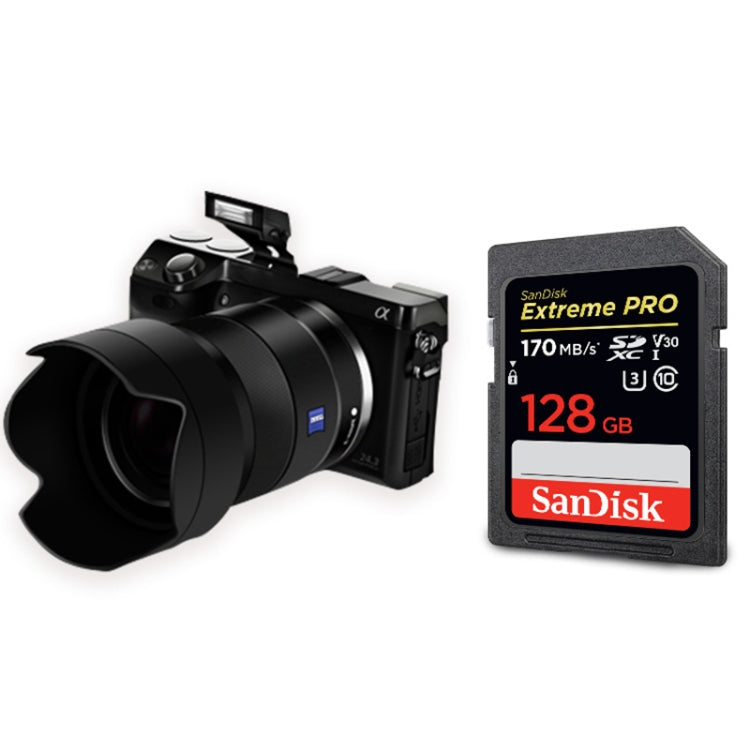 SanDisk Video Camera High Speed Memory Card SD Card, Colour: Black Card, Capacity: 128GB - SD Card by SanDisk | Online Shopping South Africa | PMC Jewellery | Buy Now Pay Later Mobicred