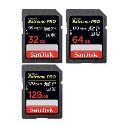 SanDisk Video Camera High Speed Memory Card SD Card, Colour: Black Card, Capacity: 128GB - SD Card by SanDisk | Online Shopping South Africa | PMC Jewellery | Buy Now Pay Later Mobicred