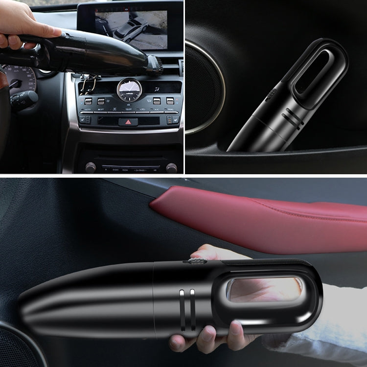 Car Handheld Portable Vacuum Cleaner Small Car Vacuum Cleaner Wireless Black Gray - Vacuum Cleaner by PMC TechLife | Online Shopping South Africa | PMC TechLife