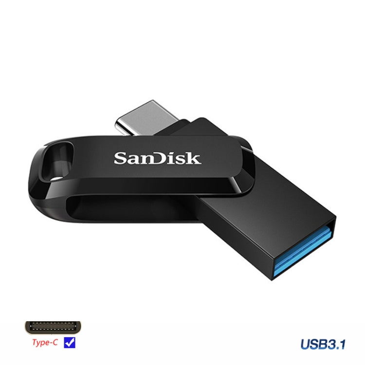 SanDisk Type-C + USB 3.1 Interface OTG High Speed Computer Phone U Disk, Colour: SDDDC3 Black Plastic Shell, Capacity: 256GB - USB Flash Drives by SanDisk | Online Shopping South Africa | PMC Jewellery | Buy Now Pay Later Mobicred