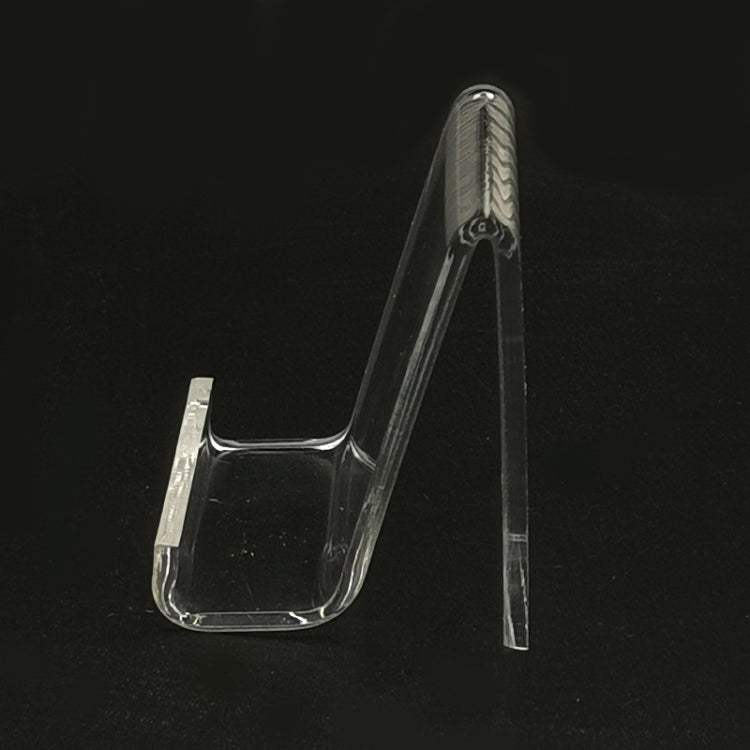 QH-040 10 PCS Acrylic Transparent Mobile Phone Display Stand(Transparent) - Desktop Holder by PMC TechLife | Online Shopping South Africa | PMC TechLife