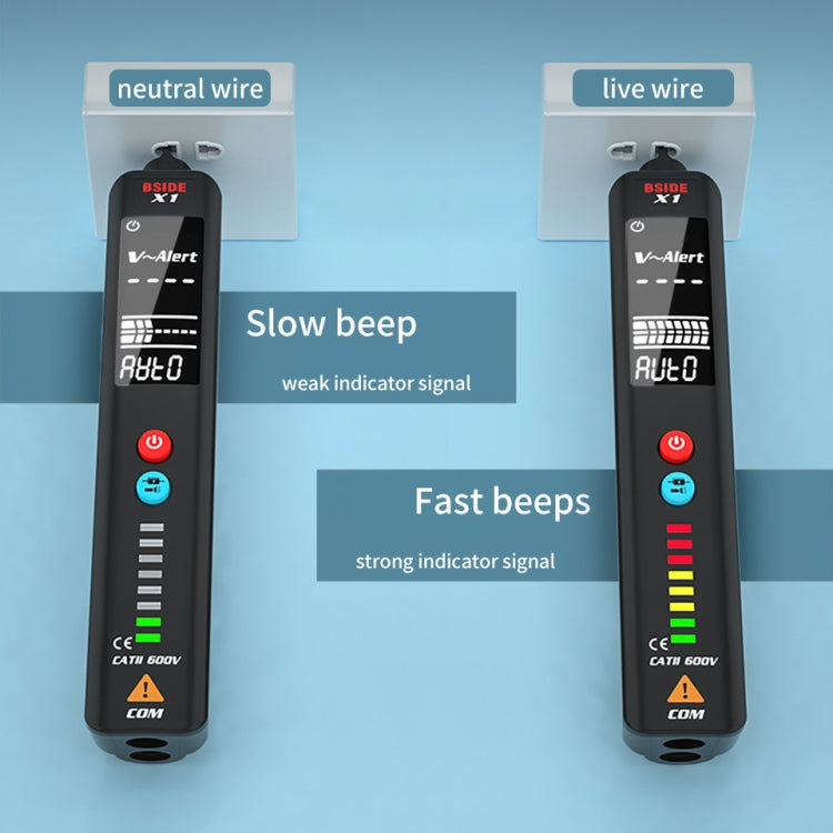 BSIDE X1 Smart Digital Multimeter Test Electric Pen Voltage Detector - Digital Multimeter by BSIDE | Online Shopping South Africa | PMC Jewellery | Buy Now Pay Later Mobicred