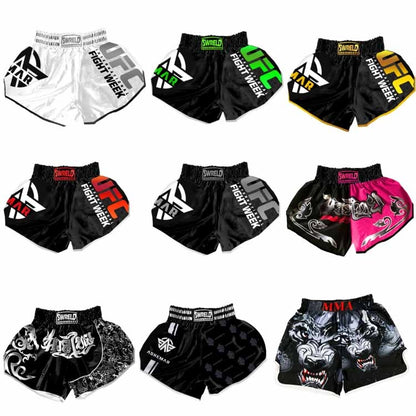 SWERLD Boxing/MMA/UFC Sports Training Fitness Shorts, Size: L(6) - Sports Shorts by SWERLD | Online Shopping South Africa | PMC Jewellery