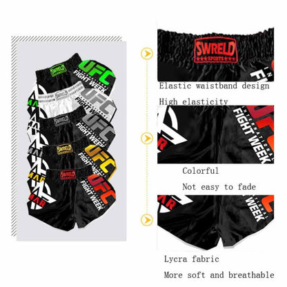 SWERLD Boxing/MMA/UFC Sports Training Fitness Shorts, Size: L(5) - Sports Shorts by SWERLD | Online Shopping South Africa | PMC Jewellery
