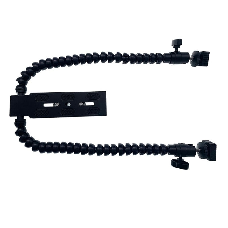 Flexible Dual Arm Hot Shoe Flash Bracket Mount Holder Bracket - free shipping - PMC TechLife - Order now!