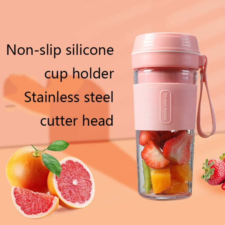 FS1300 Mini Juicer Home Portable Cooking Machine Student Juice Cup Juicer, Colour: Cherry Blossom Double Blade - Electric juicers by PMC Jewellery | Online Shopping South Africa | PMC Jewellery