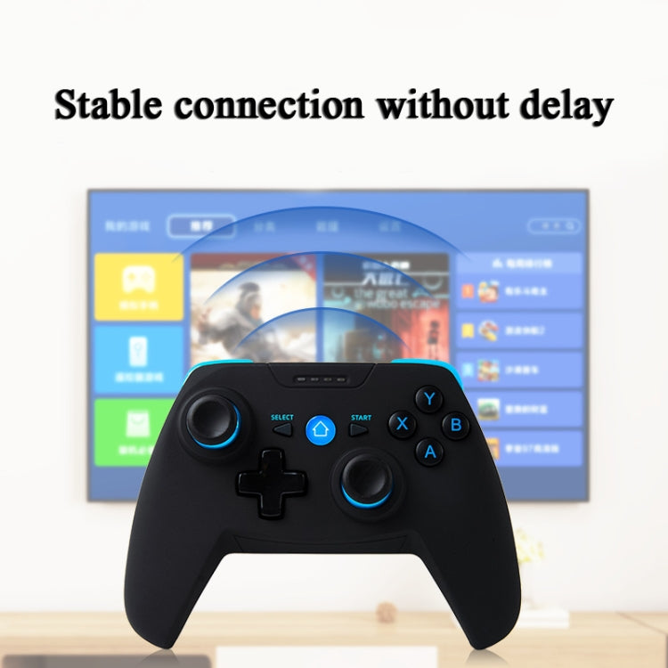 CX-X1  2.4GHz + Bluetooth 4.0 Wireless Game Controller Handle For Android / iOS / PC / PS3 Handle + Bracket+ Receiver (Blue) - Gamepads by PMC Jewellery | Online Shopping South Africa | PMC Jewellery