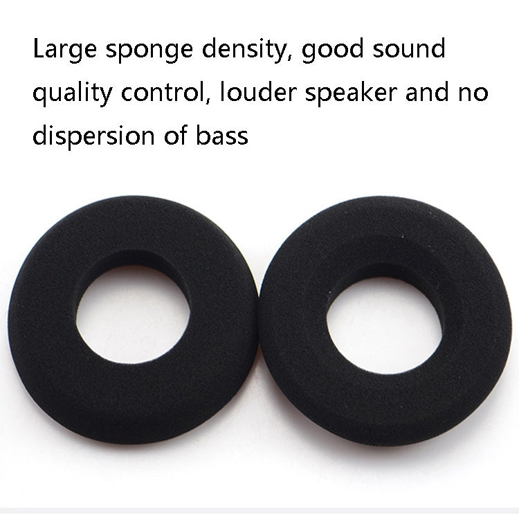 2PCS Headset Cotton Pad For Grado SR60/SR80/SR125/SR225/SR325/SR325i(Small Soft Heart) - Earmuff & Pad by PMC Jewellery | Online Shopping South Africa | PMC Jewellery