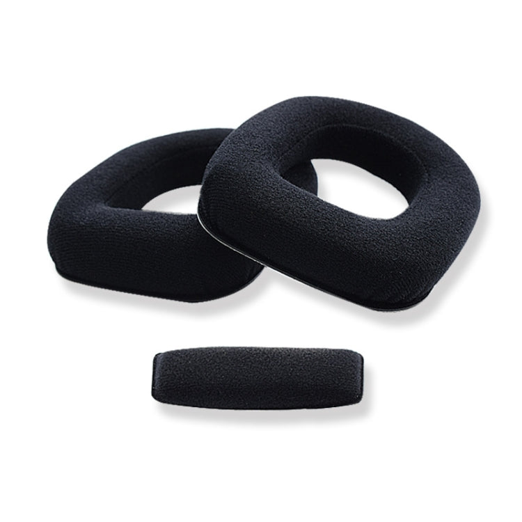 2 PCS Gaming Headset Sponge Protective Case Protein Leather Earmuffs for Logitech A50 - Earmuff & Pad by PMC TechLife | Online Shopping South Africa | PMC TechLife