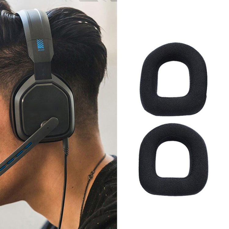 2 PCS Gaming Headset Sponge Protective Case Protein Leather Earmuffs for Logitech A50 - Earmuff & Pad by PMC TechLife | Online Shopping South Africa | PMC TechLife