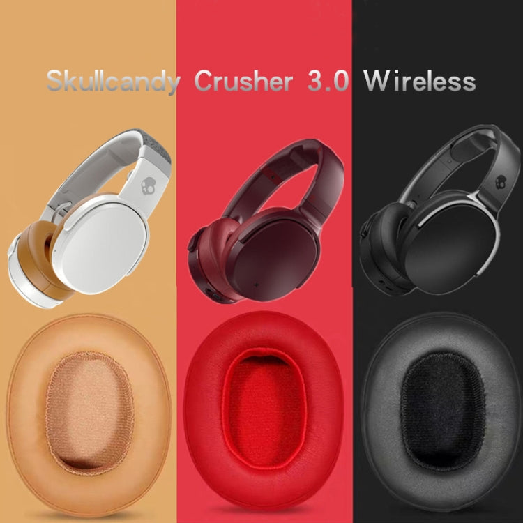 2 PCS Headphones Sponge Cover For Skullcandy Crusher 3.0 Wireless(Black) - Earmuff & Pad by PMC Jewellery | Online Shopping South Africa | PMC Jewellery | Buy Now Pay Later Mobicred