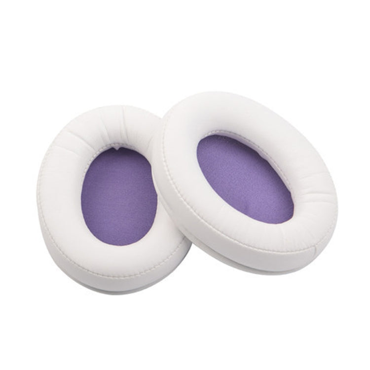 1 Pairs Headset Sponge Cover Ear Pad Leather Case For Kingston Cloud Silver II, Colour: White Splicing - Earmuff & Pad by PMC Jewellery | Online Shopping South Africa | PMC Jewellery