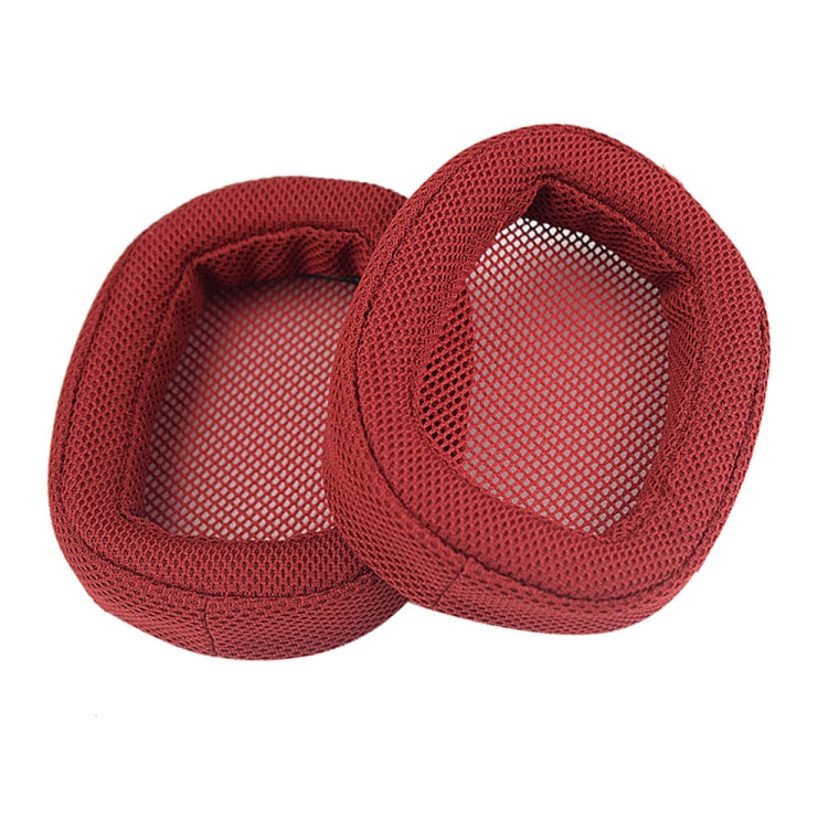 2 PCS Suitable for Logitech G433 G Pro Headphone Cover Sponge Cover Earmuffs(Red Grid) - Earmuff & Pad by PMC Jewellery | Online Shopping South Africa | PMC Jewellery