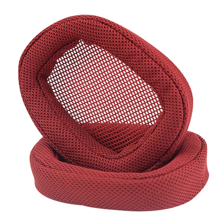 2 PCS Suitable for Logitech G433 G Pro Headphone Cover Sponge Cover Earmuffs(Red Grid) - Earmuff & Pad by PMC TechLife | Online Shopping South Africa | PMC TechLife