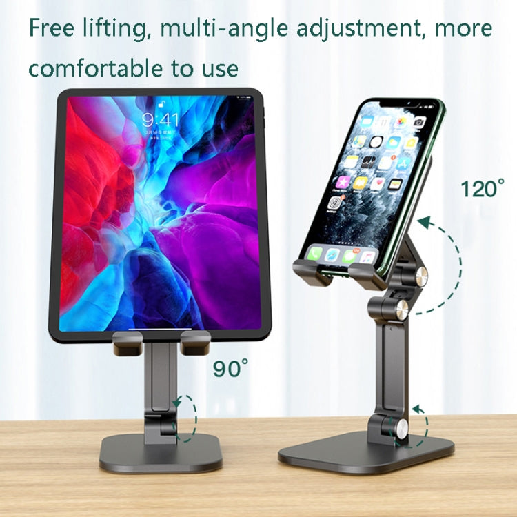 CYX-PH2 Mobile Phone Tablet Desktop Bracket Folding Telescopic Phone Bracket(White) - Desktop Holder by PMC TechLife | Online Shopping South Africa | PMC TechLife