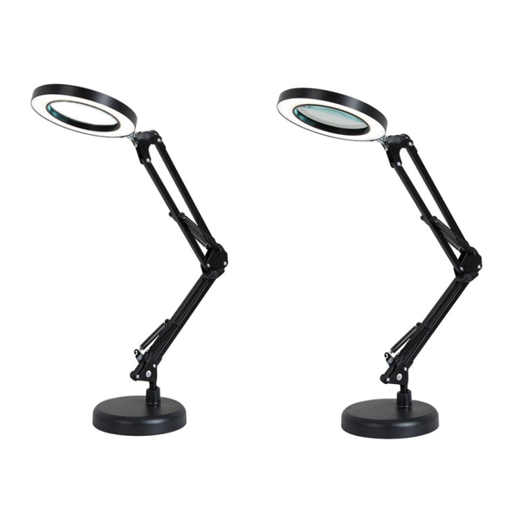 8X Magnifying Glass Lamp Beauty Nail Tattoo Repair Office Reading Lamp, Colour: With Magnifying Glass (Black) -  by PMC Jewellery | Online Shopping South Africa | PMC Jewellery