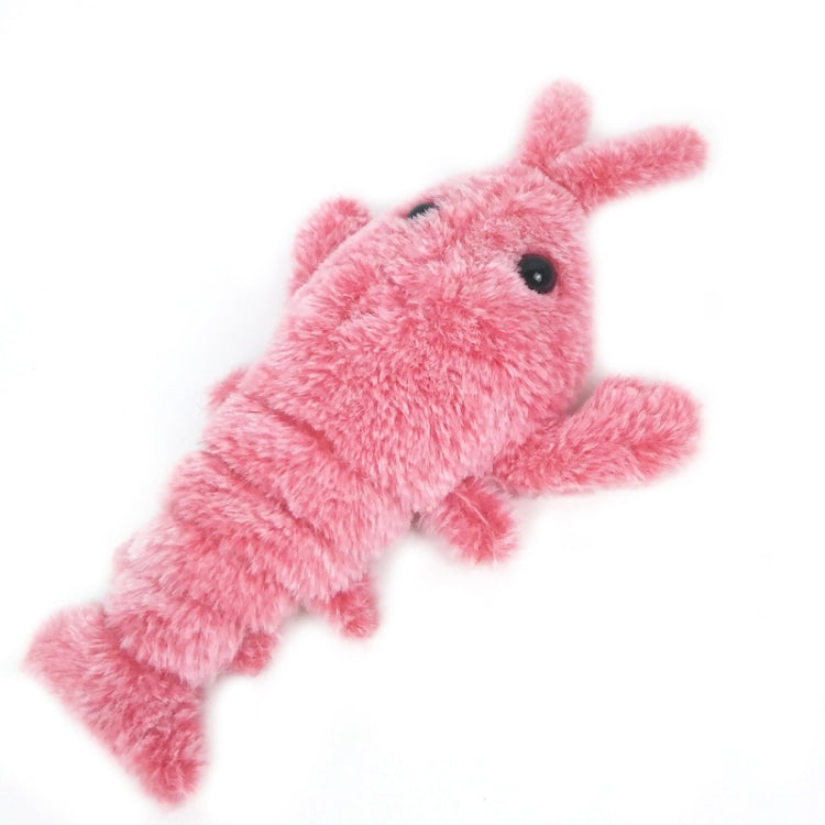 35cm Electric Jumping Shrimp USB Charging Simulation Lobster Funny Cat Plush Toy(Random Color) - Soft Toys by PMC Jewellery | Online Shopping South Africa | PMC Jewellery