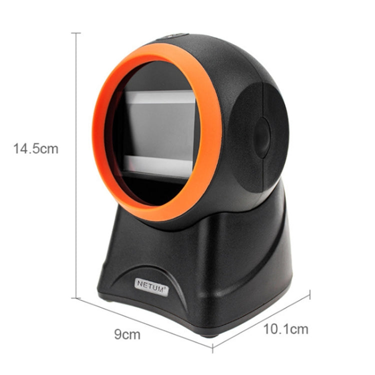 NETUM 2050 Supermarket Cashier Barcode QR Code Scanner Desktop Vertical Scanner, Specification： Enhanced Version - Barcode Scanner by NETUM | Online Shopping South Africa | PMC Jewellery