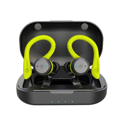BE1032 Ear-mounted Waterproof Sports TWS Wireless Bluetooth Earphone(Fluorescent Green) - TWS Earphone by PMC Jewellery | Online Shopping South Africa | PMC Jewellery