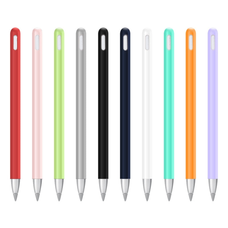 2 Sets 3 In 1 Stylus Silicone Protective Cover + Two-Color Pen Cap Set For Huawei M-Pencil(Gray) - Pencil Accessories by PMC Jewellery | Online Shopping South Africa | PMC Jewellery