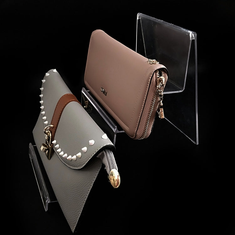 10 PCS Thickened Transparent Wallet Holder Plastic Phone Mask Display Stand Counter Display Stand,Specification: No. 3 3 Layer - Desktop Holder by PMC TechLife | Online Shopping South Africa | PMC TechLife