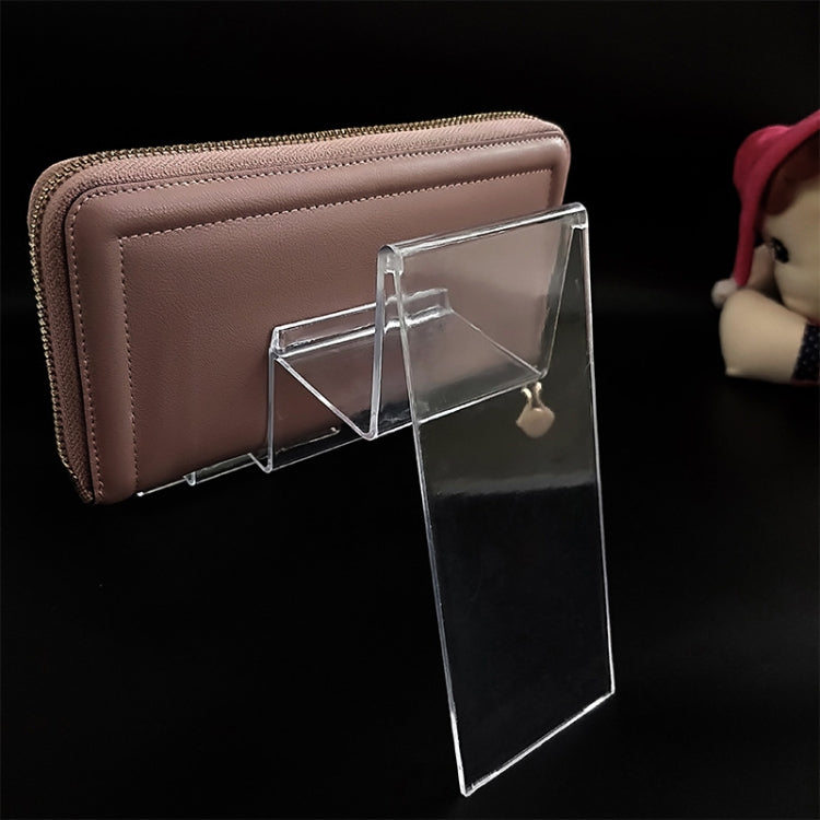 10 PCS Thickened Transparent Wallet Holder Plastic Phone Mask Display Stand Counter Display Stand,Specification: No. 4 4 Layer - Desktop Holder by PMC TechLife | Online Shopping South Africa | PMC TechLife