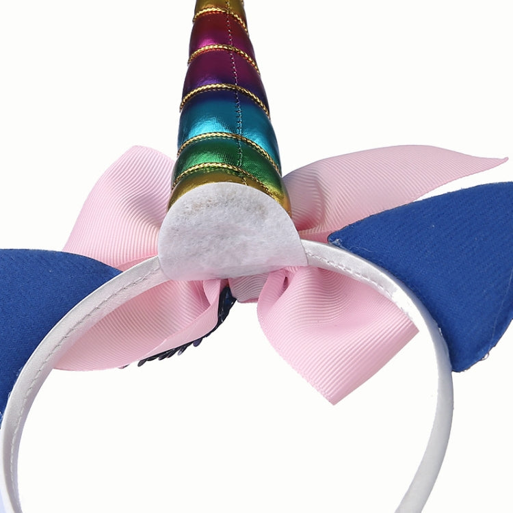 2 PCS F036 Unicorn Headband Children Birthday Festival Party Hair Accessories(Colorful) - Holiday Decorations by PMC Jewellery | Online Shopping South Africa | PMC Jewellery