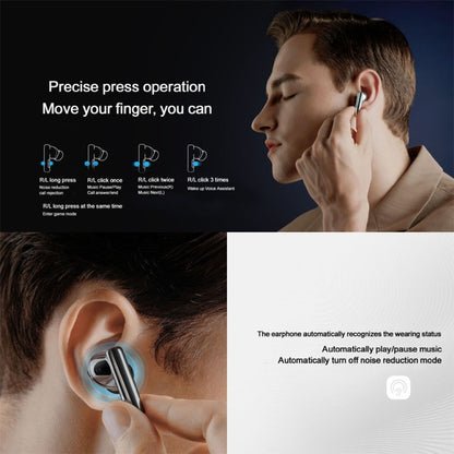 Honor Earbuds X3 Active Noise Reduction Bluetooth Earphones In-Ear Waterproof Wireless Earphones(Silver) - Bluetooth Earphone by Huawei | Online Shopping South Africa | PMC Jewellery | Buy Now Pay Later Mobicred