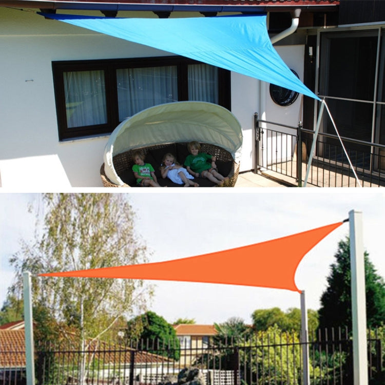 Triangle Outdoor Garden Sunshade Sail Waterproof Anti-UV Canopy, Size: 2m x 2m x 2m(Lake Blue) - Tents & Accessories by PMC Jewellery | Online Shopping South Africa | PMC Jewellery