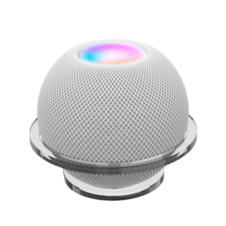 JP02Y Wall-Mounted / Desktop Acrylic Bracket For Apple HomePod Mini(Transparent) - Speaker Bracket by PMC TechLife | Online Shopping South Africa | PMC TechLife