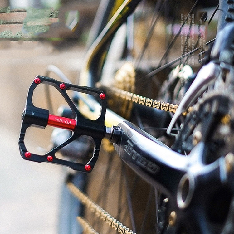 1 Pair PROMEND Mountain Bike Road Bike Bicycle Aluminum Pedals(PD-R87 Black) - free shipping - PMC TechLife - Order now!