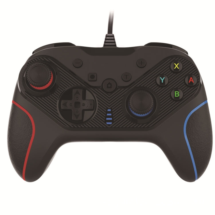 Wired Gamepad For Nintendo Switch / Android / iOS / PC(S818W Left Red Right Blue) - Gamepads by PMC Jewellery | Online Shopping South Africa | PMC Jewellery