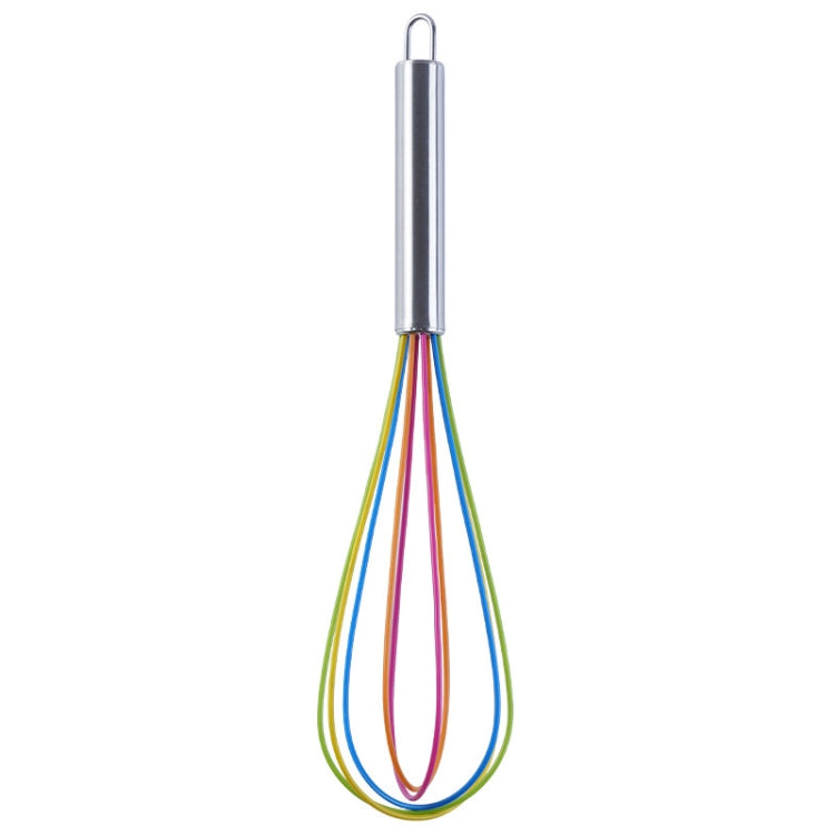 Silicone Egg Beater Home Egg Mixer Kitchen Gadgets Cream Baking Tools, Colour: 12 inch Colorful - Stirrer & Squeezer by PMC TechLife | Online Shopping South Africa | PMC TechLife
